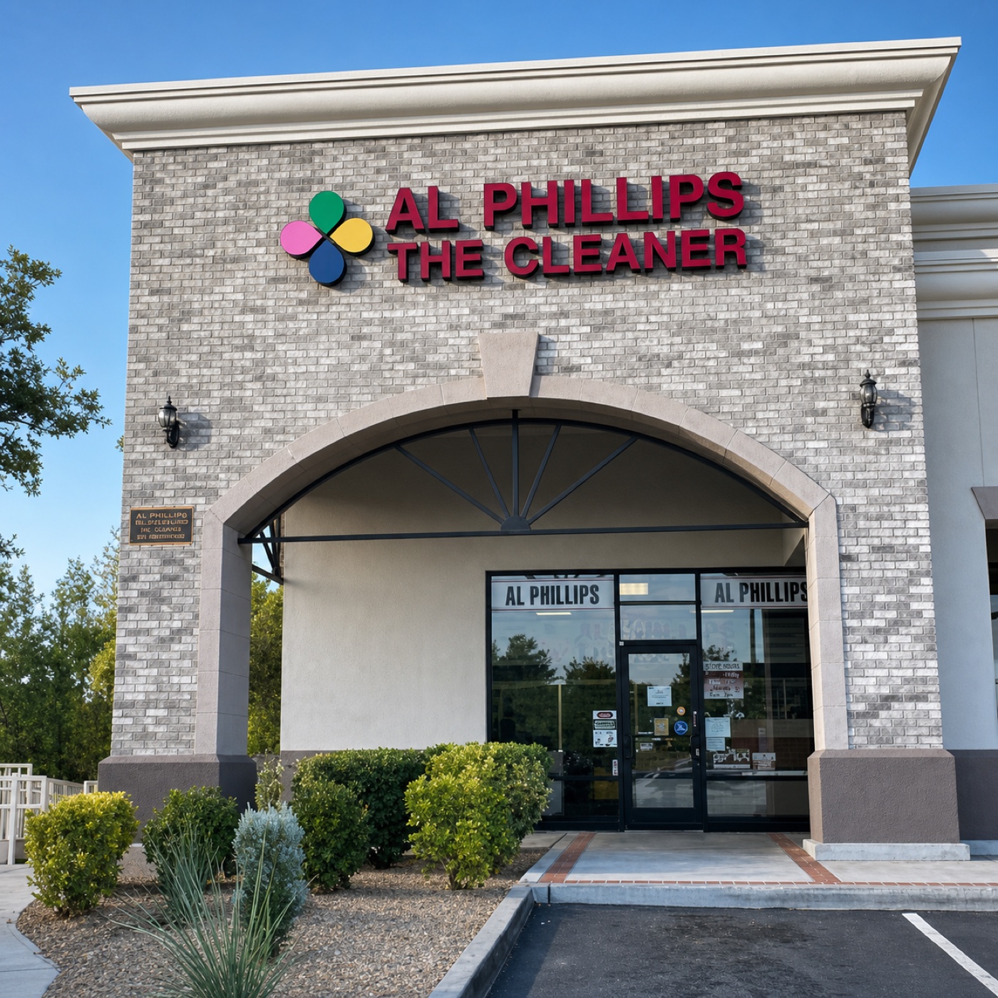 Al Phillips Cleaners storefront at 9811 West Charleston Boulevard
