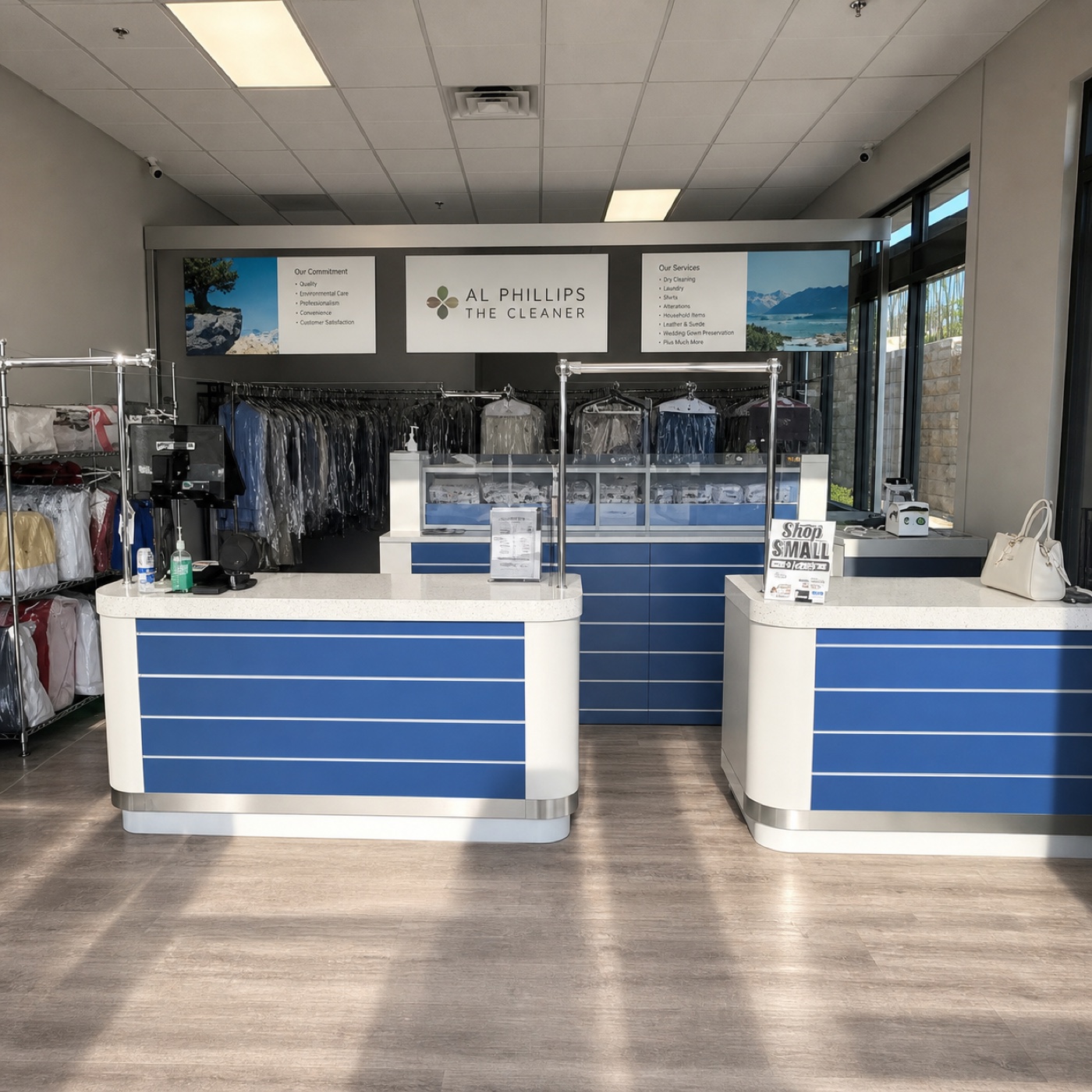 Inside Al Phillips Cleaners Skye Canyon