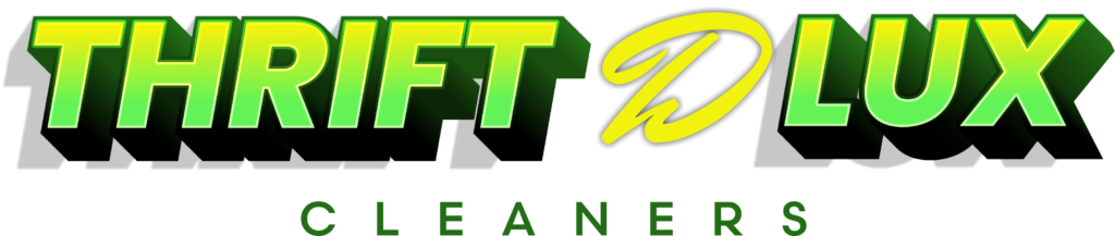 Thrift DLux Text Based Logo - For Light Backgrounds